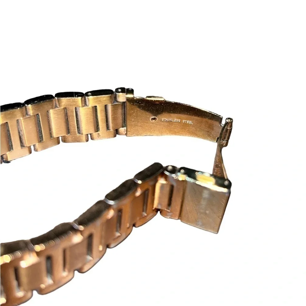 Michael Kors Rose Gold/Bronze Diamond Watch